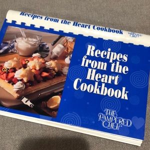 NWOT! 😋PAMPERED CHEF COOKBOOK “RECIPES FROM THE HEART”